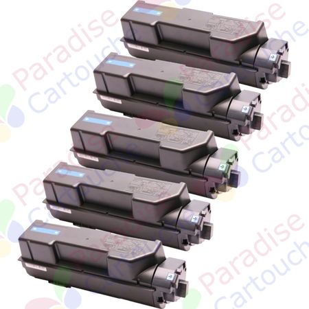 Kyocera TK-1150 ensemble de 5 toner compatibles noir (Paradise Cartouche)